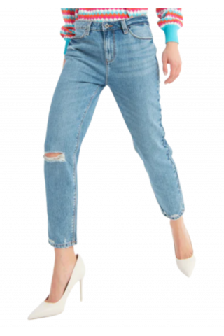 FRACOMINA INGRID 1-HIGH BOYFRIEND JEANS SUPERSTONE