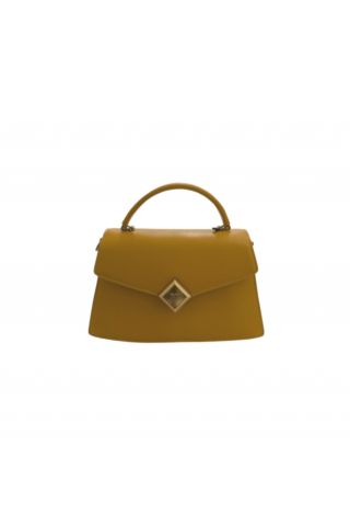 LA CARRIE - GRIS MES. HAND BAG SYNTHETIC MUSTARD