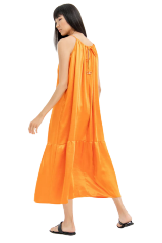 FRACOMINA LONG DRESS ORANGE 376