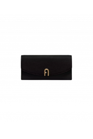 FURLA PRIMULA CONTINENTAL WALLET SLIM - VITELLO ROMA + VITE NERO