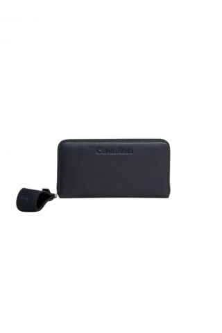 CALVIN KLEIN - GRAZIE LARGE ZIP AROUND WALLET CK BLACK