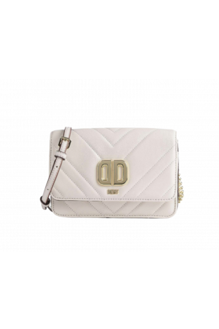 DKNY DELPHINE CROSS BODY HANDBAG R23EBK74 ECRU