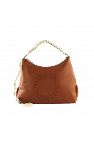 MARIO VALENTINO STARFISH RE LRG BAG BEIGE/CUOIO