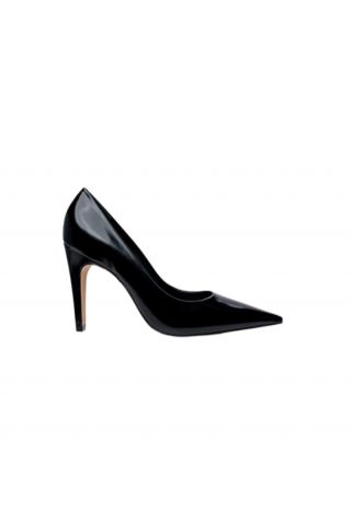 CARRANO E67378 BOX HIGH HEELS GENUINE PATENT LEATHER BLACK