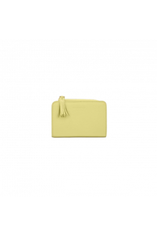 COCCINELLE WALLET GRAIN LEA CELADON LINE WASH