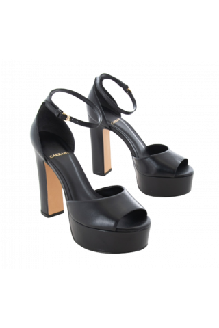 CARRANO MESTICO BELLA LEATHER SANDAL 541001 BLACK