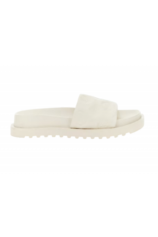 GUESS FABETZA SLIPPERS WHITE