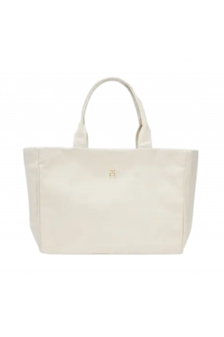 TOMMY HILFIGER ANTURALLY TH TOTE - BEIGE 0K4