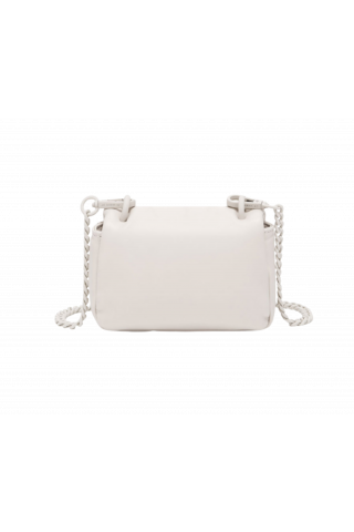 LA CARRIE DECCAN MINI SHOULDER BAG LEATHER WHITE