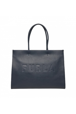 FURLA OPPORTUNITY L TOTE 42 - VITELLO ST.ERAC MEDITERRANEO + NERO