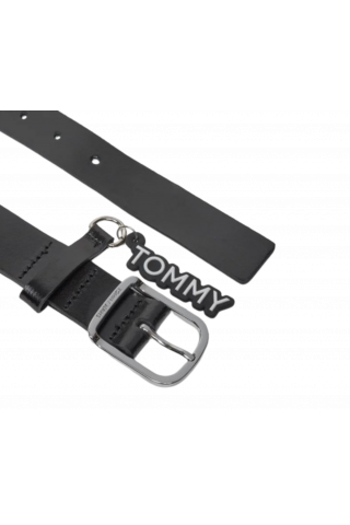 TOMMY HILFIGER TJW CITY GIRL BELT - BLACK - BDS