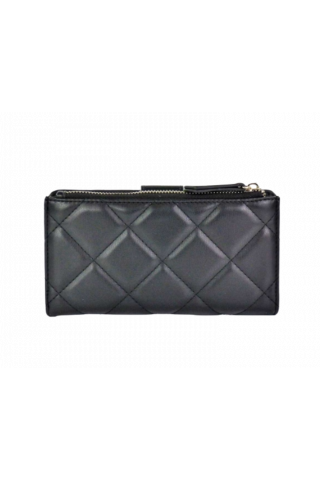 MARIO VALENTINO OCARINA LRG CAPITONE WALLET NERO