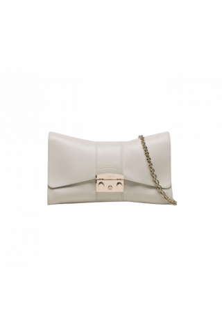 FURLA - METROPOLIS S SHOULDER BAG REMIX - VITELLO CLO MARSHMALLOW