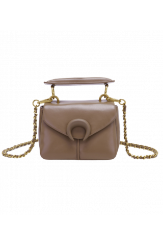 LA CARRIE - MOONLIGHT MED.SHOULDER BAG SYNTHETIC TAUPE