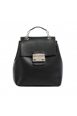 FURLA METROPOLIS S BACKPACK - VITELLO MILOS NERO