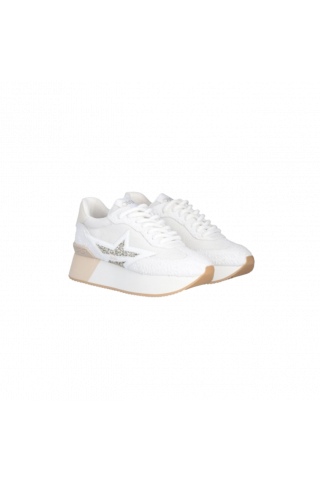 LIU JO - SPORT PHASE 1 DREAMY 03 - SNEAKER RUINED DENIM/SHINY