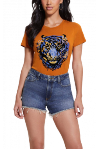 GUESS SS TIGER STUD EASY TEE
