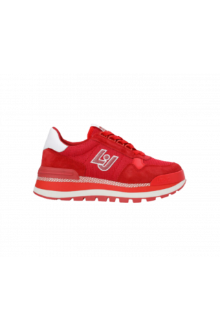 LIU JO AMAZING 16 SNEAKER BA3119PX027 RED COW SUEDE