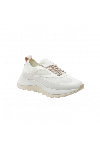 CALVIN KLEIN - RUNNER LACE UP CAGING WHITE