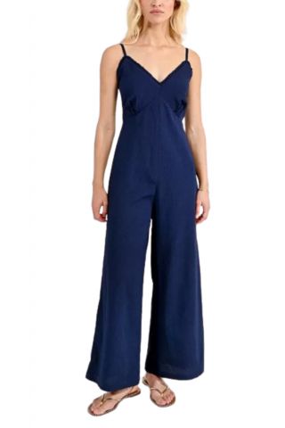 MOLLY BRACKEN LADIES WOVEN JUMPSUIT