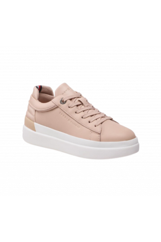 TOMMY HILFIGER FEMININE LEATHER SNEAKER TRY