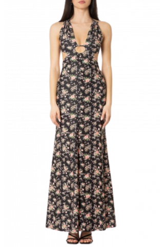 ANIYE BY HOLE DRESS LOU 185819 BLACK FLORAL