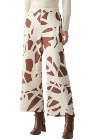 PENNY BLACK - OMBRIA TROUSERS BROWN PATTERN
