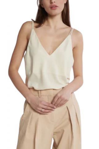 CALVIN KLEIN RECYCLED CDC CAMI TO - VINTAGE IVORY ACS