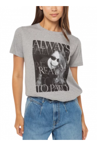 PEPE JEANS E2 TALIA WOMEN'S T-SHIRT GREY