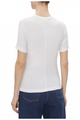 CALVIN KLEIN - MODAL RIB SS TEE WHITE