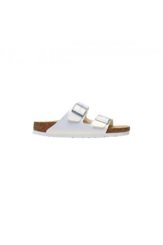 BIRKENSTOCK - BS CLASSIC ARIZONA BF SHINY LIZARD WHITE NARROW FIT