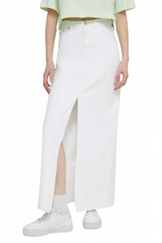 TOMMY HILFIGER - CLAIRE HIGH MAXI SKIRT WHITE