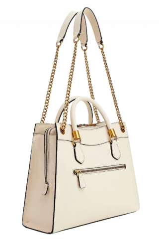 GUESS NELL GIRLFRIEND SATCHEL VB867807 STONE