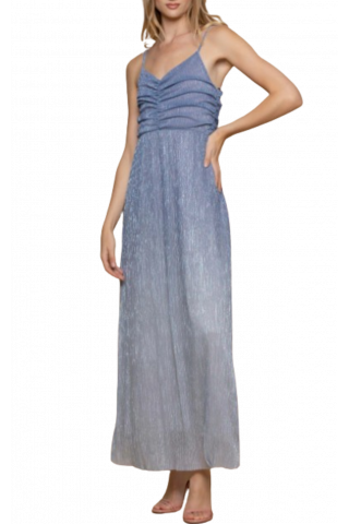 KOCCA SO*GOLD MARGOT DRESS AZZURRO CIEL