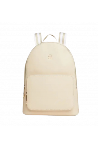 TOMMY HILFIGER ESSENTIAL SC BACKPACK - IVORY - AES