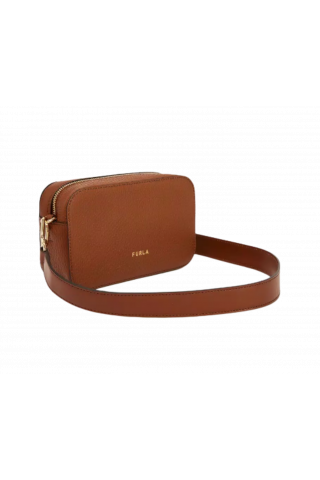 FURLA PRIMILA MINI CROSSBODY - VITELLO ST.DAINO COGNAC