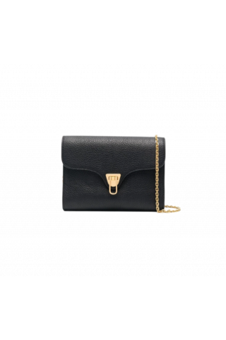 COCCINELLE MINI HANDB.GRAIN.LEA NOIR E5MF655N501 001