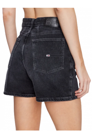 TOMMY HILFIGER MOM SHORT BG0181 - DENIM BLACK 1BZ