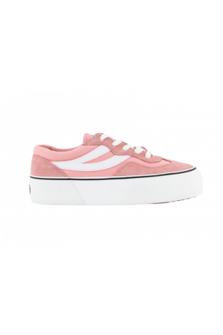 SUPERGA 3041 REVOLLEY COLORBLOCK PLATFORM PINK/WHITE