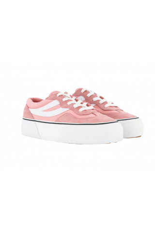 SUPERGA 3041 REVOLLEY COLORBLOCK PLATFORM PINK/WHITE