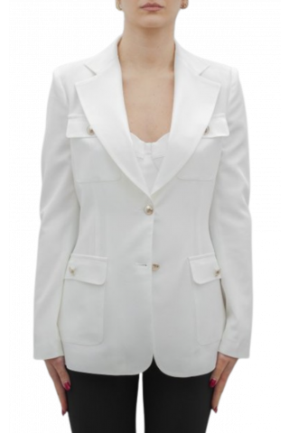 KOCCA SO*GOLD ORTENSIA BIANCO BLAZER ITALY