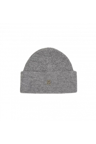 TOMMY HILFIGER - TH EVENING BEANIE GREY