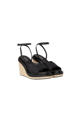 CALVIN KLEIN - WEDGE SANDAL 70 MONO JACQ