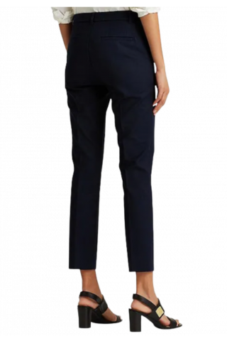 RALPH LAUREN STRETCH DBL CTN-PANT NAVY BLUE