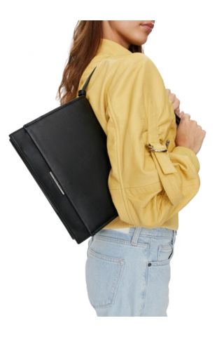 CALVIN KLEIN CK LINEAR SHOULDER BAG BEH