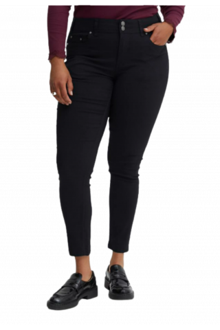 FRANSA TROUSERS CASUAL, FPZALIN PA 2, 20611112_BLACK