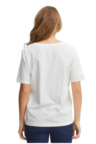 FRANSA T-SHIRT FRZASHOULDER TEE 4, 20611861_WHITE