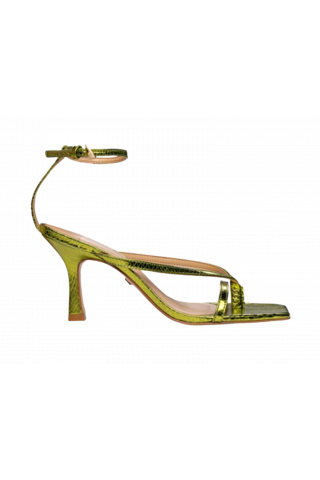 CARRANO LITTLE SNAKE/SIMPATIA LEATHER SANDAL 321067 LEMON