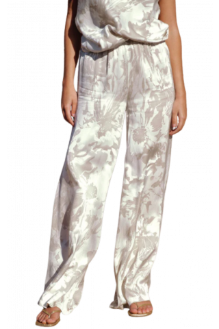 LAUREN VIDAL PANTS PE2063 - WHITE STAMPED FRANCE