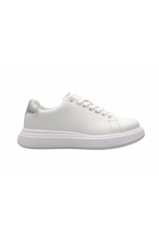 CALVIN KLEIN RAISE CUPSOLE LACE UP - WHITE 0LE